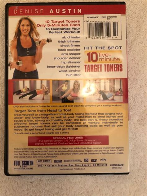 Denise Austin: Hit the Spot - 10 Five Minute Target Toners (2007) film online,Denise Austin